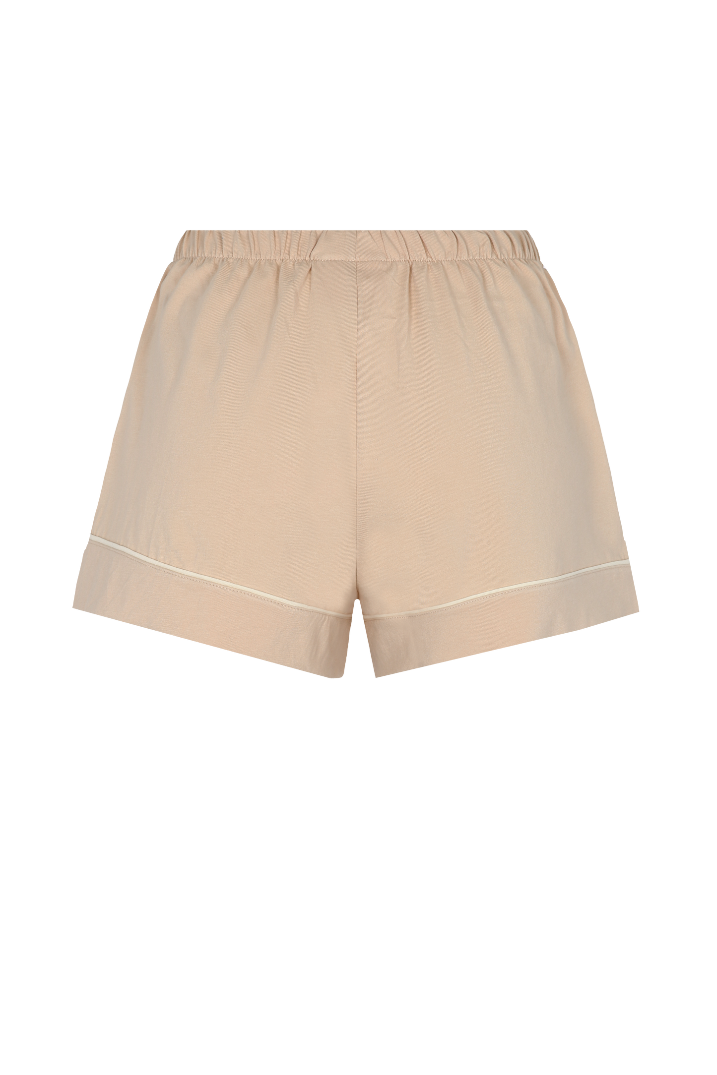 Pijama Alaia - Short de seda color beige Clubmatte vista posterior