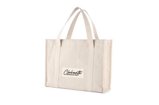 Tote Bag Alexia bolsa de lona beige Clubmatte vista lateral