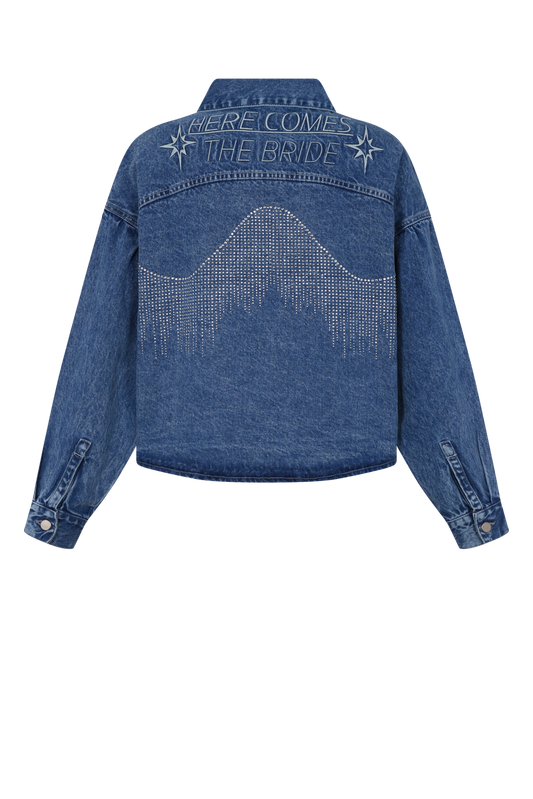 Casaca Stella – casaca oversize de denim  Clubmatte vista posterior