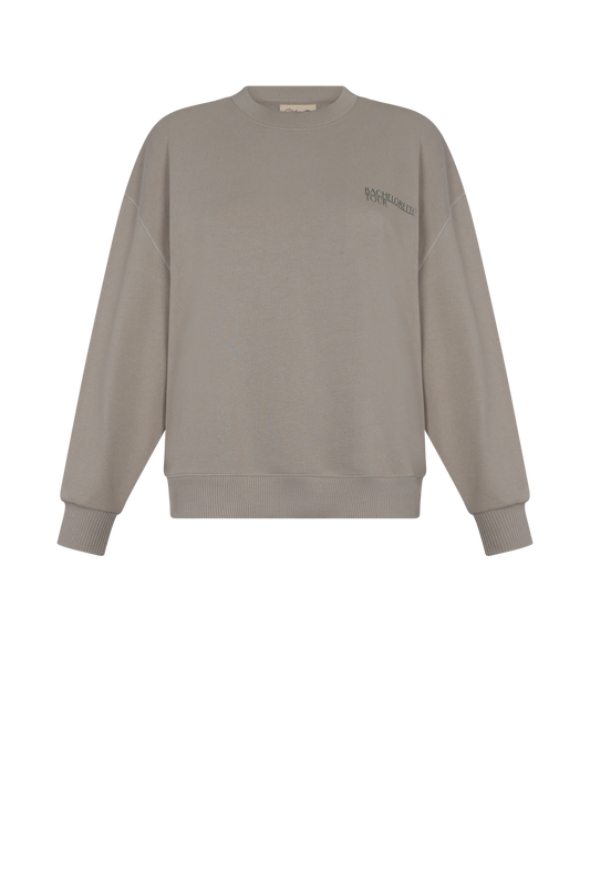 Polera Kyle  oversize de algodón gris Clubmatte
