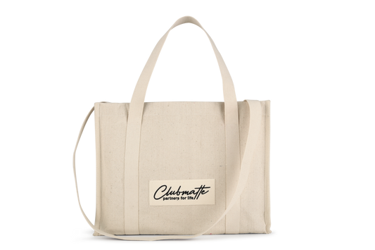 Tote Bag Alexia  bolsa de lona beige Clubmatte vista frontal