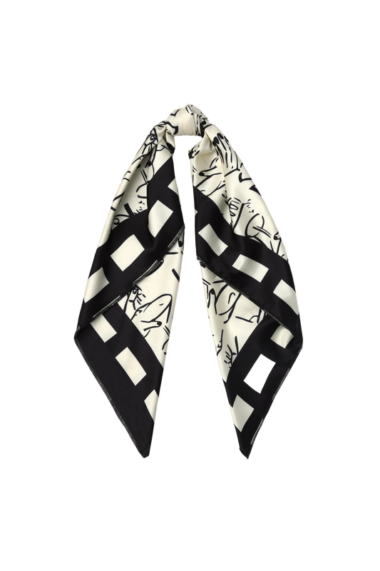 Pañuelo Olivia – accesorio versátil de seda Clubmatte 