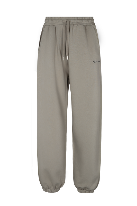 Pantalón Hellen jogger color gris  con bolsillos y cinta para ajuste Clubmatte