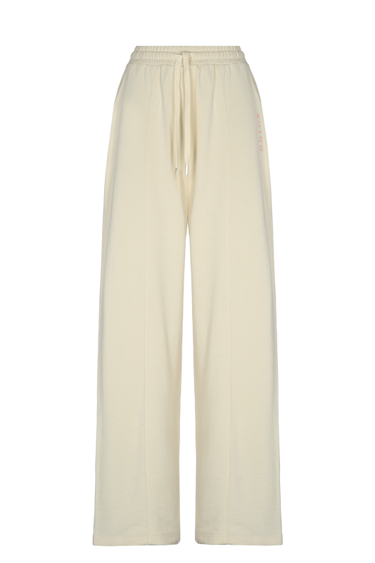 Pantalón Lily palazzo de algodón color crudo Clubmatte